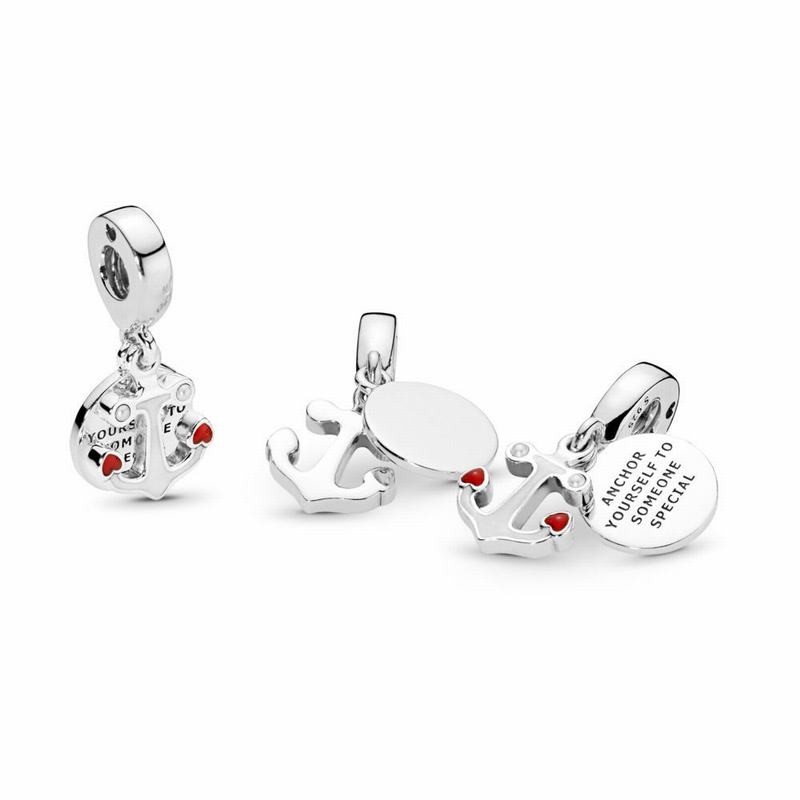 Pandora Australia Anchor of Love Dangle Charm - Sterling Silver | YHJXDK485